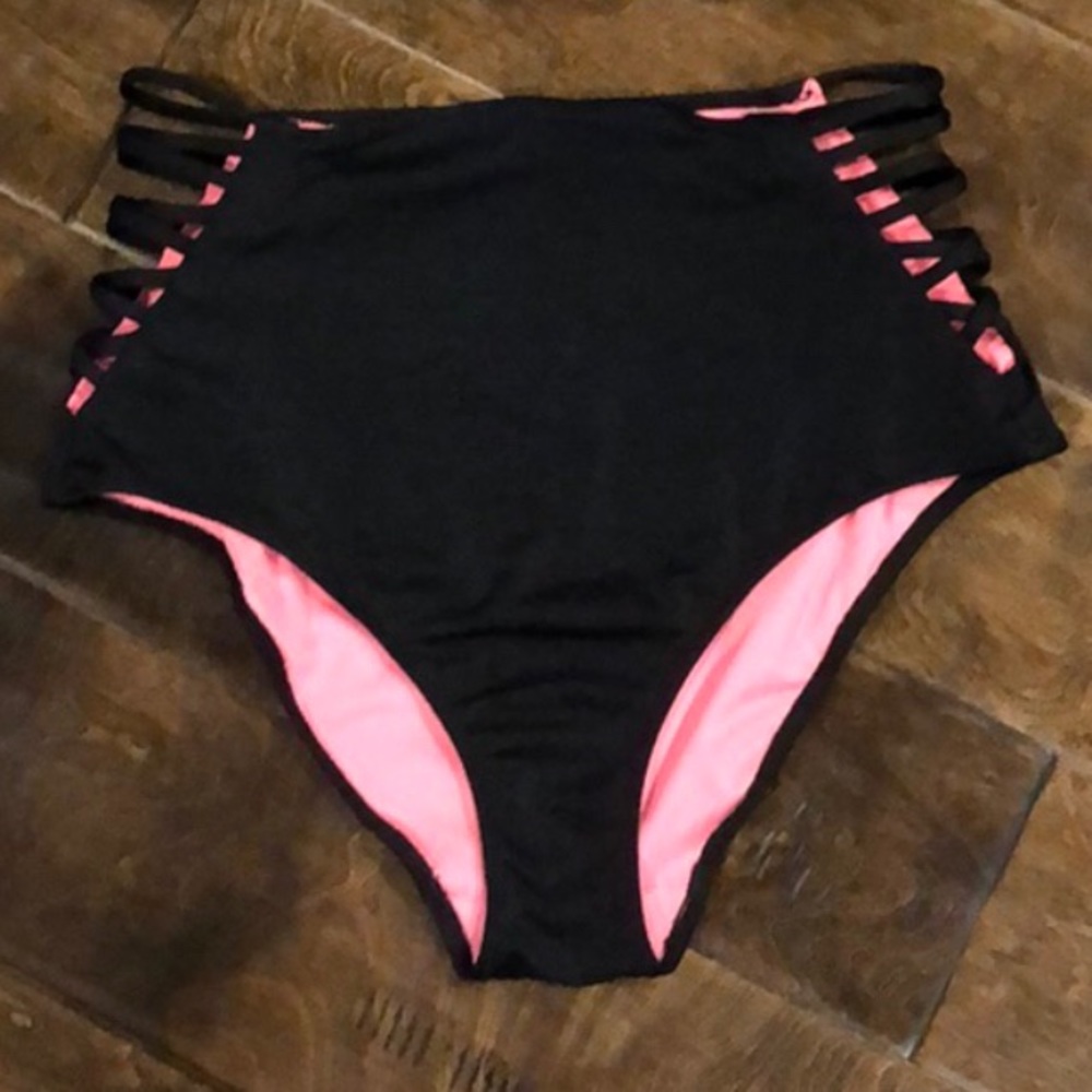 Victoria’s Secret PINK strappy swim bottoms
